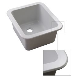 drop on epoxy resin lab sink