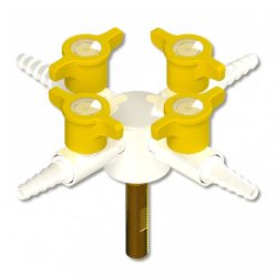 Watersaver 4-Way Lift & Turn Lab Gas Tap